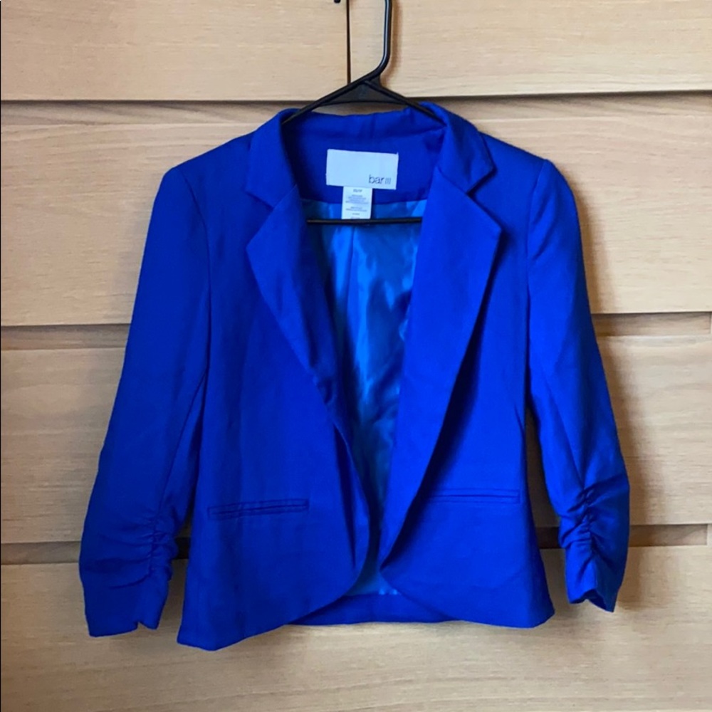 Royal Blue Casual Blazer